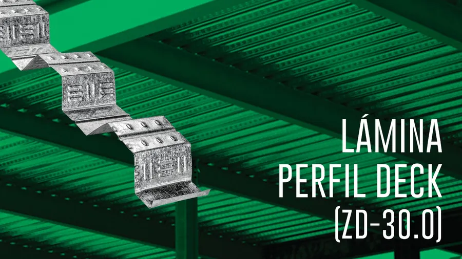Lámina perfil deck (ZD-30.0)