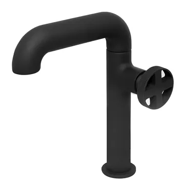 Llave alta de lavabo Indus Ébano